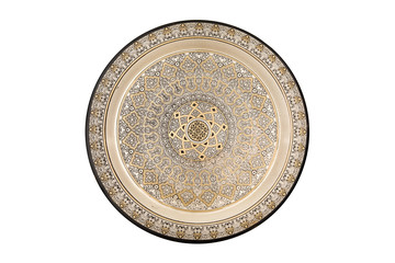 Dish (Plate) with Traditional Ornaments, Arab National Ornament