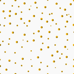 Gold Confetti Seamless Pattern