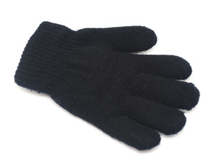 baby gloves on white background