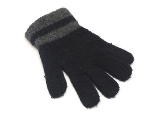 baby gloves on white background