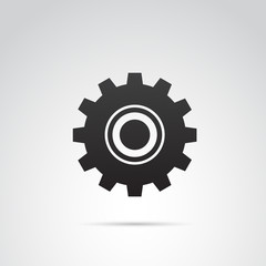 Settings vector icon.