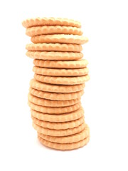 cookies on a white background