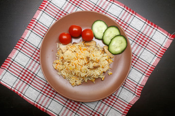 pilaf with chicken