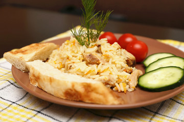 pilaf with chicken