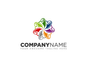 Fototapeta na wymiar Logo, abstract business icon