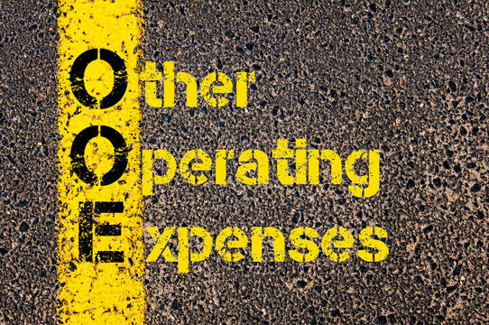 Accounting Business Acronym OOE Other Operating Expenses
