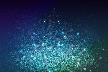 Blue glitter background