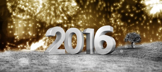 Composite image of 2016 graphic
