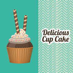 delicious cupcake design 