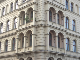 Obraz premium saniertes eckhaus berlin-kreuzberg