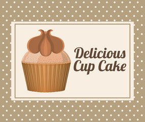 delicious cupcake design 