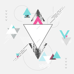 Abstract modern geometric background