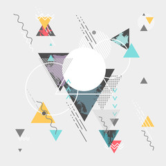 Abstract modern geometric background