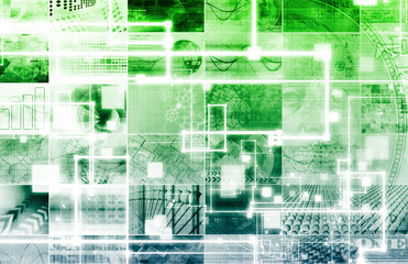 Colorful Squares Background