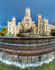 Fototapeten Cibeles-Brunnen in Madrid © Sergii Figurnyi