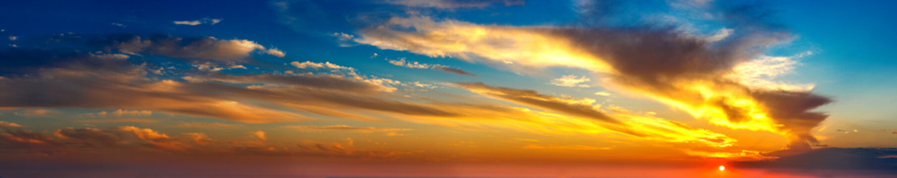 Fototapeta Sunset panorama