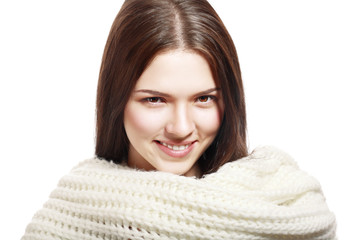 woman wearing woolen
