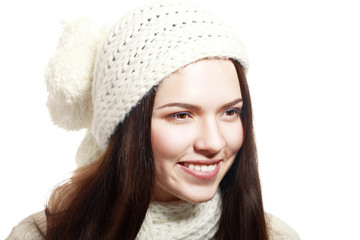 woman wearing woolen