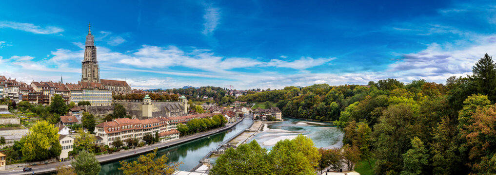 Bern and Berner Munster cathedral