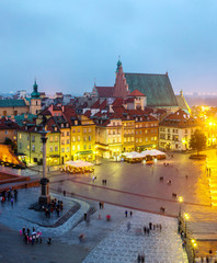 Obraz premium Panoramic view of Warsaw