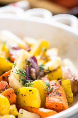 Roasted root vegetables