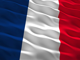 Fototapeta premium 3d france flag