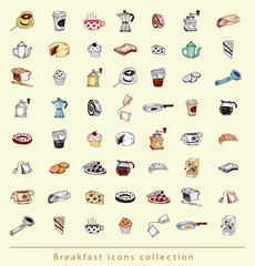  Tea doodle sketch elements.Hand drawn vector illustration