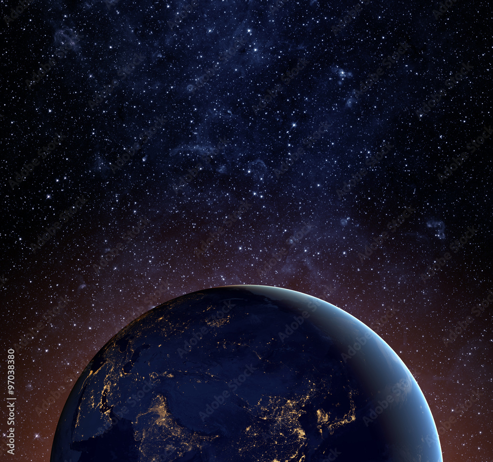 Canvas Prints earth planet. elements of this image furnished by nasa.