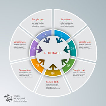 Infographic ( Business Concept ) 7 Split