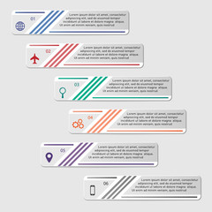 Vector illustration infographics template .