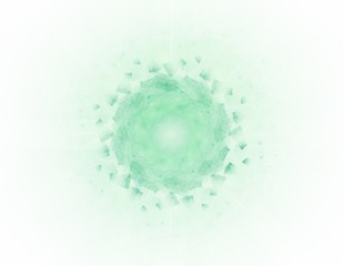 Abstract lens flare space or time travel concept background