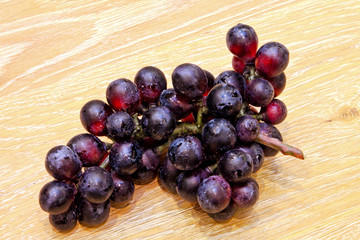 Black grapes
