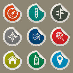 Navigation simply icons