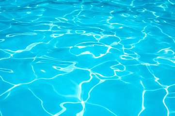 Beautiful water surface in swimming pool