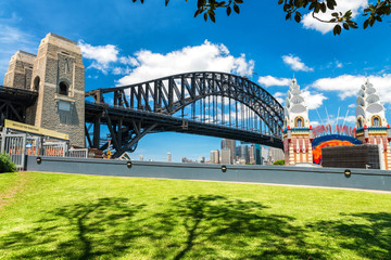 Fototapeta premium Beautiful view of Sydney Harbour Bridge