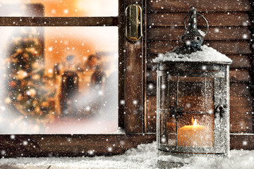 window sill and snow space 