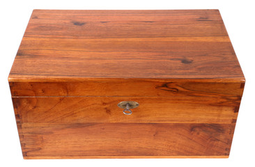 Vintage old wooden box