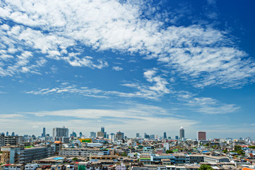 Daylight Bangkok city view, Thailand