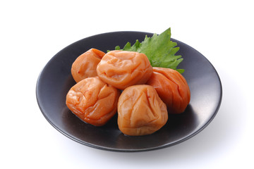 梅干し　Pickled plums  umeboshi