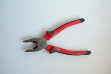 Obraz premium pliers tool on the white background 