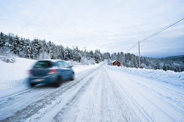 Car in the snow