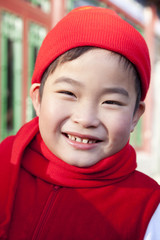 Portrait of young boy