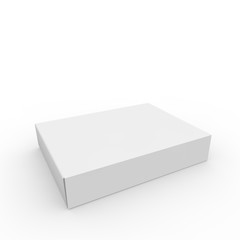 White empty box for tablets and other products