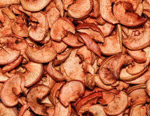 Dried apple/Dried apple food background