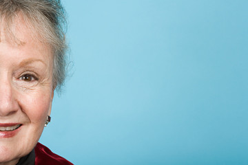 Fototapeta premium Portrait of a senior adult woman