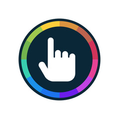 Colorful Web-Button