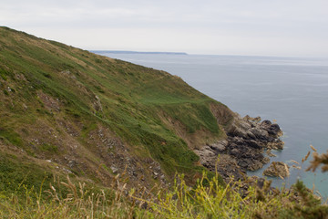 Falaise dans le Cotentin, Normandie