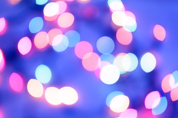 Multicolor holiday bokeh