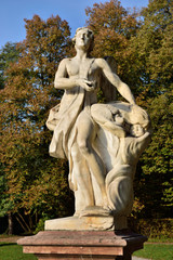 Mythologische Figur im Nymhenburger Schlosspark | München
