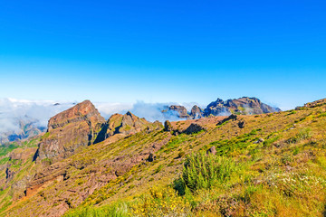 Mountain landscape near Pico do Arieiro